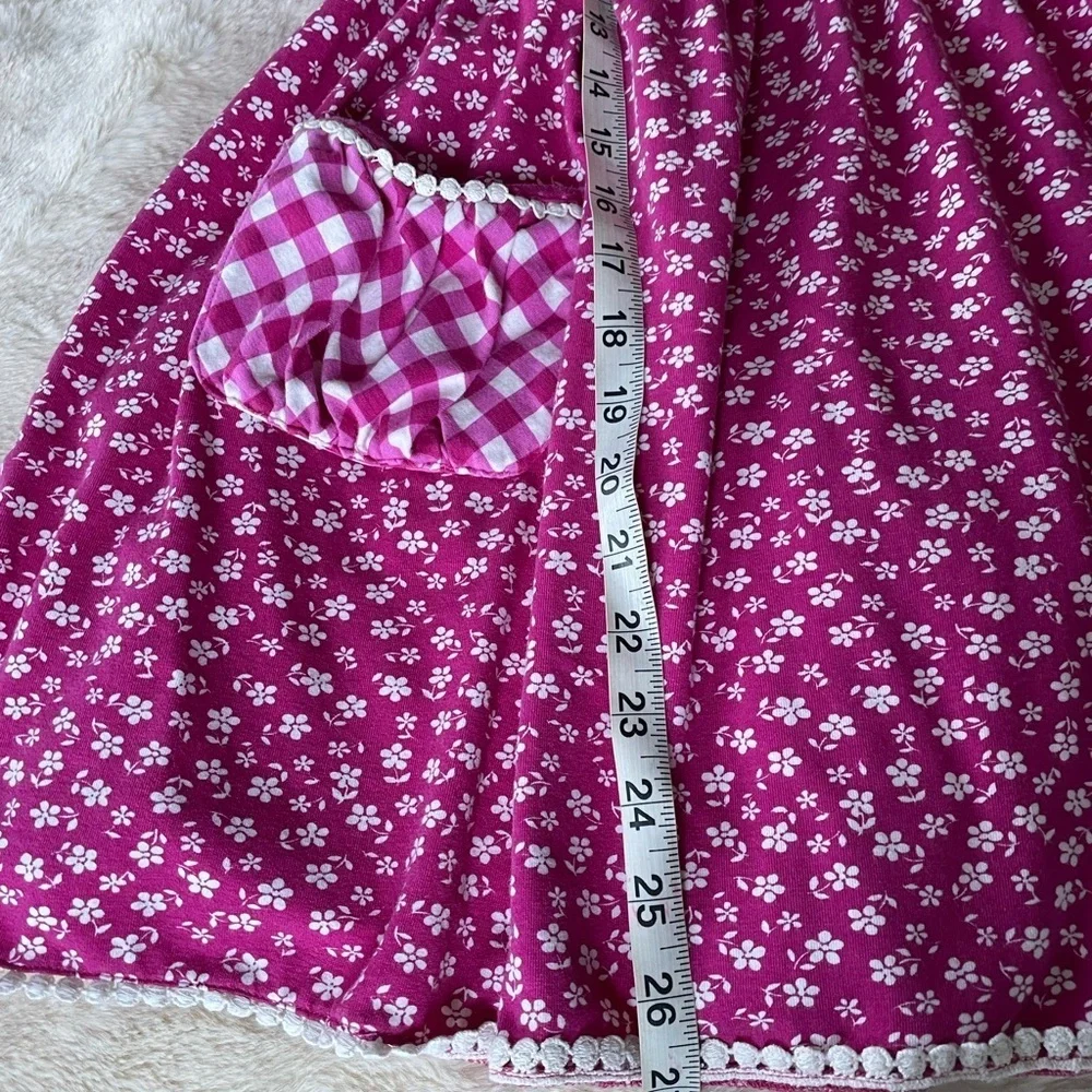 Ricrac & Ruffles pink floral dress